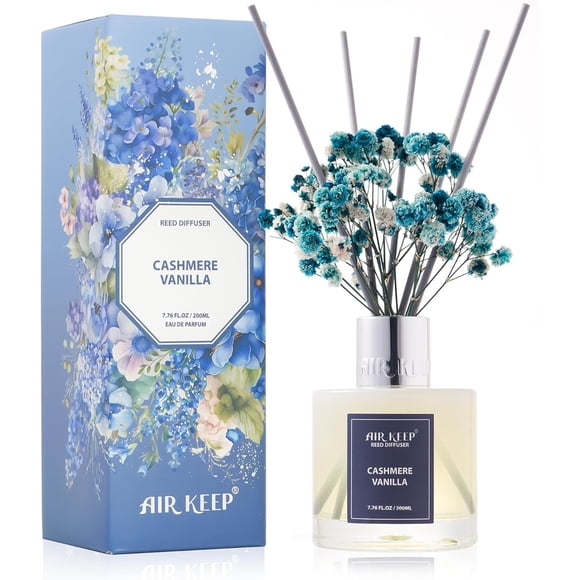 Difusor Aromático Airkeep Cashmere Vainilla 200 ml Larga Duración