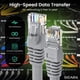 thumbnail image 3 of Cable Ethernet GearIt Cat 6 15 m (50 pies) 10 Gbps RJ45 gris, 3 of 8
