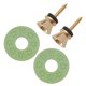 thumbnail image 3 of Guitar Strap Lock Pin Peg + Guitar Strap Antideslizante Hebilla Lavadora gold + green, 3 of 5