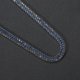 thumbnail image 3 of Collar de Tenis Azul de 4 Mm para Mujer Chapado en Oro de 18K Corte Redondo Diamante de Laboratorio Cadena de Collar Collares de CZ para Mujer Fiesta Graduación Collares de Piedras Preciosas, 3 of 5