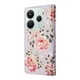 thumbnail image 5 of FOXDOCK Funda Tipo Cartera Floral para Xiaomi Poco M7 Pro 5G ,Funda con Tapa de Cuero PU, Protección Antigolpes con Ranuras para Tarjetas y Soporte, 5 of 5