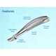 thumbnail image 5 of Pinzas de extracción dental Artman Instruments 15 cm #90, 5 of 7