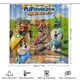 thumbnail image 2 of Juego de Cortina de Ducha y Alfombras de Baño Desmarcar Pupstruction 4 Piezas, 2 of 6
