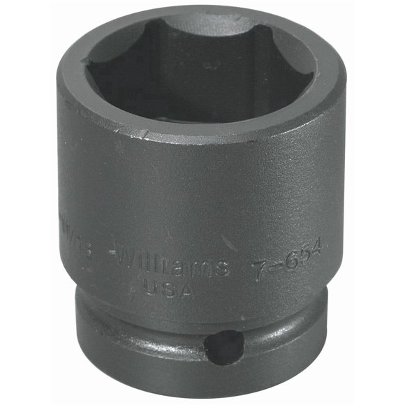 Socket Williams, unidad de 1 pulgada, 6 puntos, SAE, 3-1/8 pulgadas, Impact Shallow