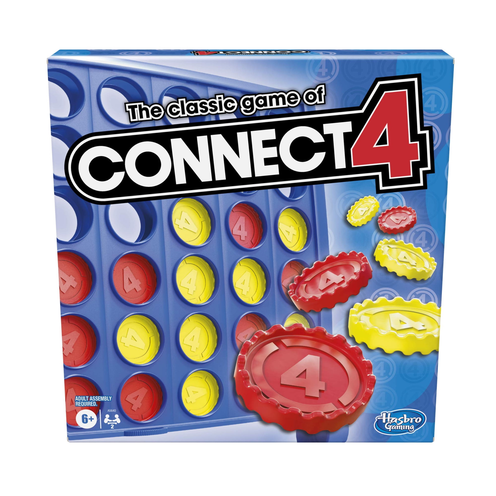 Juego De Mesa Hasbro Gaming Connect 4 Classic Grid Kids 6+