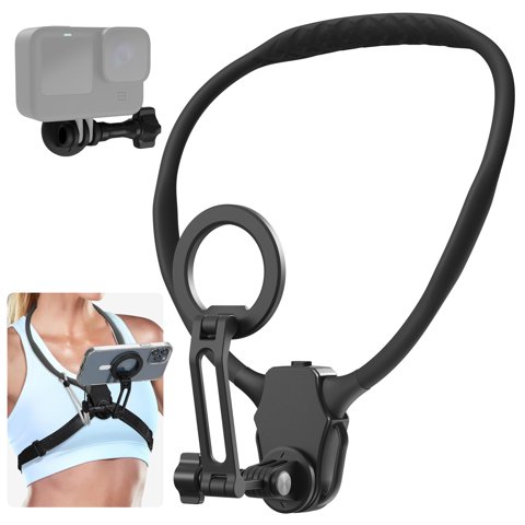 Soporte Magnético Para Cuello Itefdtutne Negro