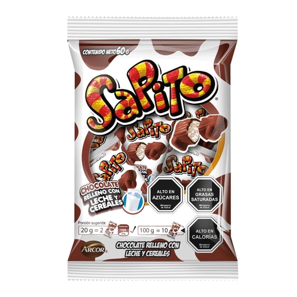 Chocolate Sapito Bolsa, 60 g