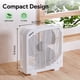 thumbnail image 2 of Ventilador de sobremesa Shinic 10, 2 velocidades, para dormitorio, color blanco, 2 of 7