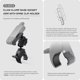thumbnail image 2 of Soporte TUSITA para motocicletas, ATV/UTV, compatible con GPS Garmin, 2 of 7
