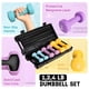 thumbnail image 3 of Juego de mancuernas Yes4All de neopreno de 0,5, 1,2 kg con funda, 3 of 6