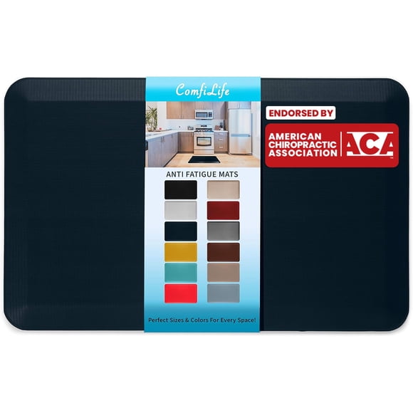 Alfombra Antifatiga ComfiLife 183 cm x 71 cm azul marino