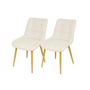 Habita2 Chile - Pack 2 Sillas Merichair Simil Madera Blanco Crudo