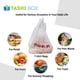 thumbnail image 5 of Bolsas de plástico TashiBox de 308 quilates, reutilizables, desechables, 15 micras, 0,6 mil, 5 of 9
