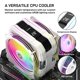 thumbnail image 2 of Enfriador de CPU ALSEYE M120D Plus con pantalla de temperatura ARGB blanco, 2 of 8