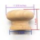thumbnail image 4 of Perillas de madera WEICHUAN, 30 piezas, redondas, sin acabado, 3,5 cm x 2,5 cm, 4 of 7