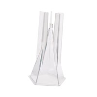 Magideal - Molde De Vela De Cono, Fabricación De Velas Duraderas En 3D, Molde De Fundición De Resina Para Manualidades, Arcilla Polimérica Diy, Escultura De Cono Pirámide Pentagonal