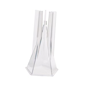 Magideal - Molde De Vela De Cono, Fabricación De Velas Duraderas En 3D, Molde De Fundición De Resina Para Manualidades, Arcilla Polimérica Diy, Escultura De Cono Pirámide Pentagonal