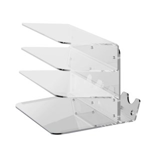 Magideal - Estante De Almacenamiento Para Teclado Y Ratón, Soporte De Exhibición Para Teclado, Resistente, Ahorro De Espacio, Profesional, Acrílico, Soporte Para Claro