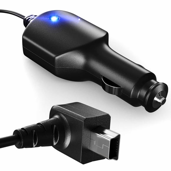 Cargador de coche Crossery para Garmin Nuvi GPS de 5 pies