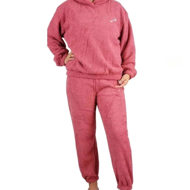 Pijama Mujer Corderito y polar Sin Gorro Calidad Premium 301