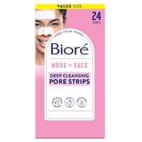 Eliminador De Puntos Negros Para Nariz Y Rostro Pore Strips Biore, 24 Quilates, Tamaño Económico