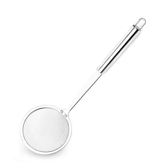 Cuchara desnatadora Fat Hiware de acero inoxidable, malla fina, 24 cm