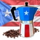 thumbnail image 3 of Cafetera PRK 14 de Puerto Rico – Cafetera Moka de Aluminio con Diseño de la Bandera Puertorriqueña | Espresso Tradicional para Cocina en Estufa Auténtico Café Boricua, 3 of 9