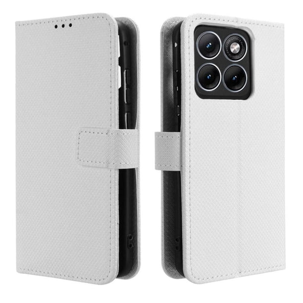 Funda Billetera para Samsung Galaxy A06 5G con Ranuras y Soporte Blanco