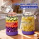 thumbnail image 2 of Qianfenie Upgrade 1 Gallon Fermentation Jar with Airlocks, 2, 2 of 3