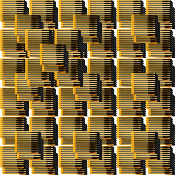 Cajas de cuchillos multiusos MotoProducts, tamaño pequeño, amarillo, 1000 unidades
