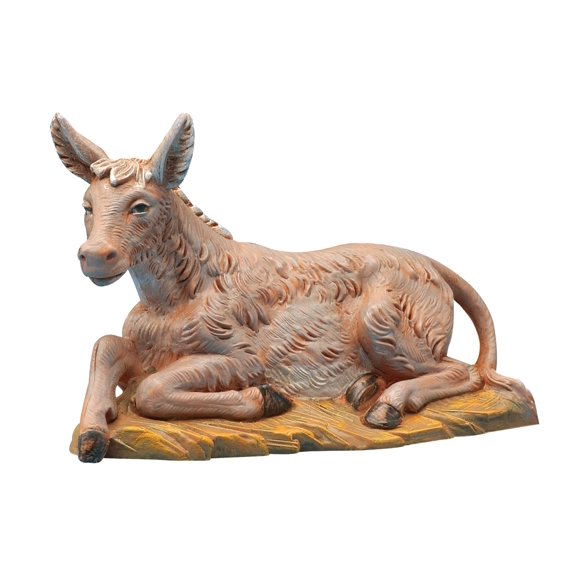 Figurita Fontanini 13 cm Burro Sentado