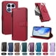 thumbnail image 4 of Funda con Billetera para [Xiaomi Redmi Note 14 Pro 4G] con Bolsillo Zipper y Tarjetero Rojo, 4 of 6