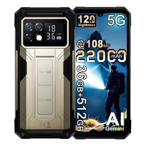 Doogee S200 Max 5G Rugerizado 22000Mah 36Gb Ram 512Gb
