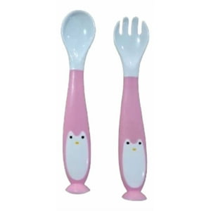 Genérico - Set 3 Pack Cubierto Flexible Entrenamiento Silicona Bebe Lau