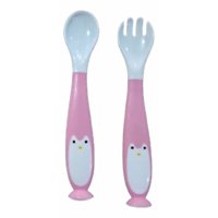 Genérico - Set 3 Pack Cubierto Flexible Entrenamiento Silicona Bebe Lau