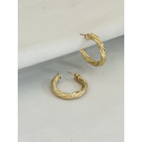 Collarbeauty - Aro Bañado En Oro 18K