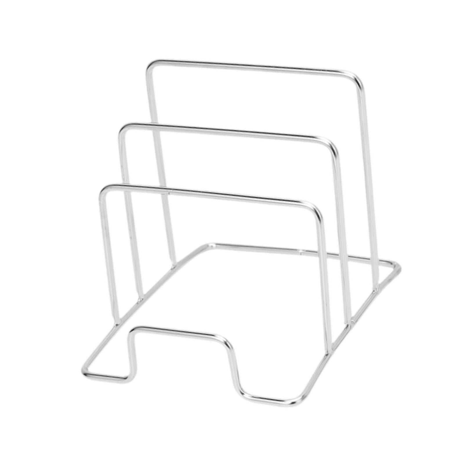 Magideal - Soporte Para Tabla De Cortar Multiuso También Rejilla Para Tapas Y Estante De Almacenamiento De Construcción Sólida De Acero Adecuado Para La Organiz