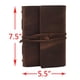 thumbnail image 5 of Diario CoolEathor POROMO de piel, 240 páginas, 13 x 18 cm, color marrón, 5 of 7
