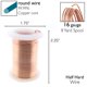 thumbnail image 4 of Bobina Wire The Beadsmith, calibre 16, oro rosa, 7,3 m, 4 of 7