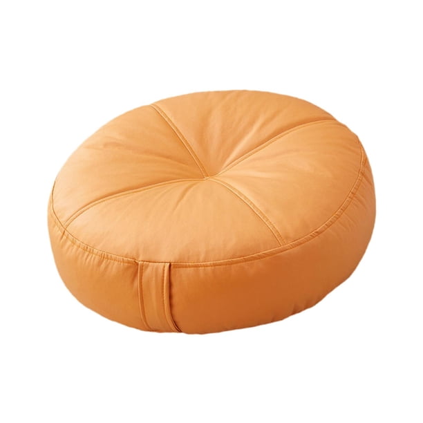 Piso Redondo De Almohada De Almohada De Almohada De Almohada Cojín Para Silla Sofá Dormitorio Naranja