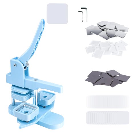 Kit De Imanes Cuadrados Dcbadge Button Maker Machine 50 Mm