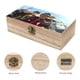thumbnail image 3 of Caja Organizadora de Madera Rústica El Príncipe Dragón Desmarcar, 3 of 6
