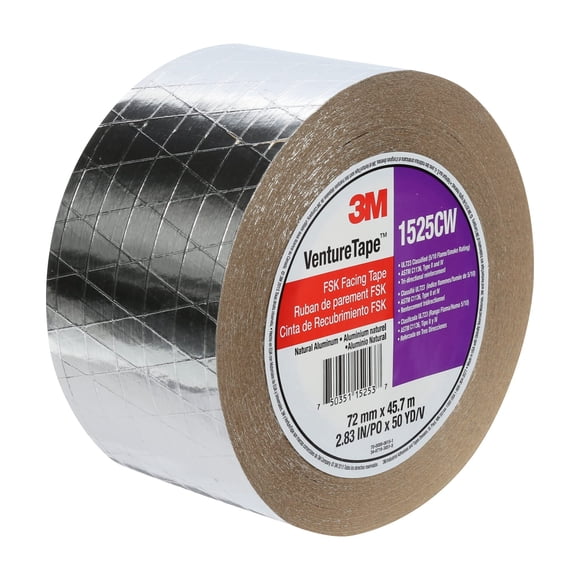 Cinta 3M Venture FSK con revestimiento 1525CW, 72 mm x 45,72 m