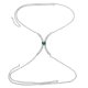 thumbnail image 5 of Accesorios De Joyería De Cadena De Pecho De Lencería Para Club Summer Mujeres Y Ni?as Green Diamond Silver, 5 of 5
