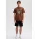 thumbnail image 4 of Polera Hombre Print Posicional Chocolate, 4 of 4