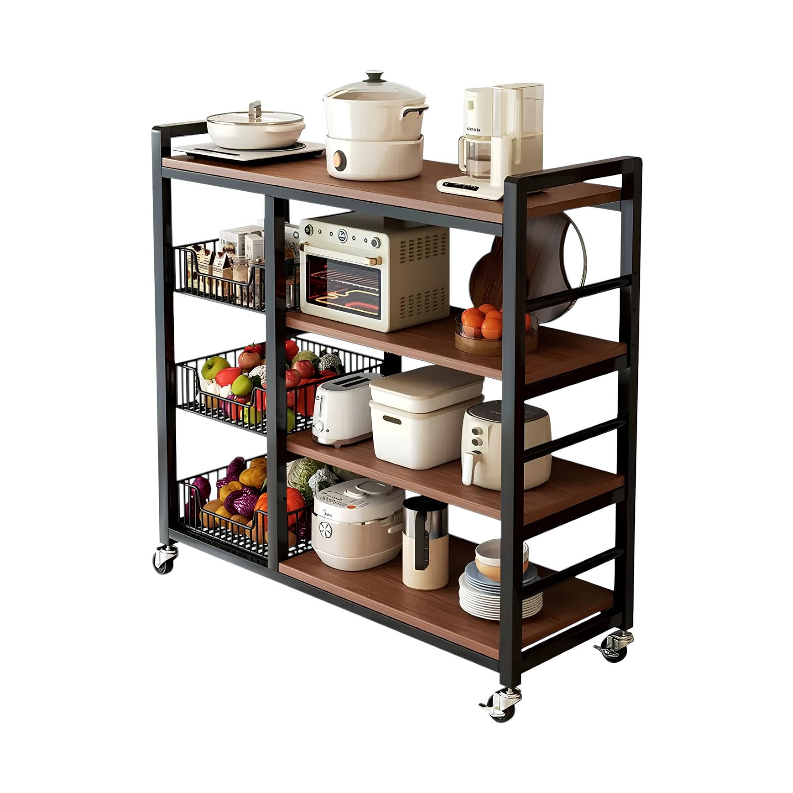 Lubabycas - Estantes Organizador Repisa Cocina 4 Niveles 80cm