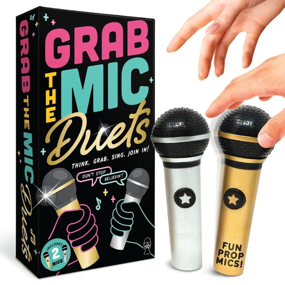 Juego de karaoke Lucky Egg Official Grab The Mic DUETS con 2 micrófonos