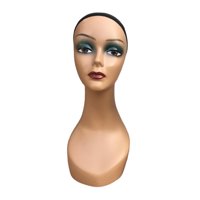 Magideal - Maniquí De Cabeza De Peluca Femenina, Modelo De Exhibición De Peluca, Soporte De Cabeza De Peluca De Maniquí Multifuncional Suave Y Duradero Para , Verde Oscuro