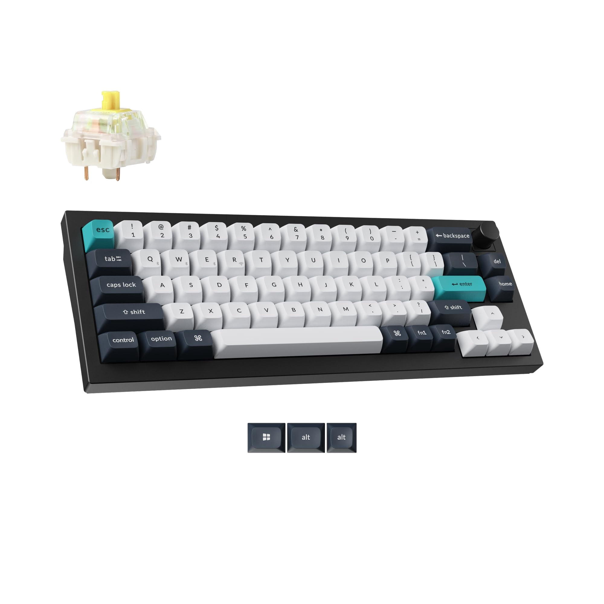 Teclado Keychron Q2 Max Inalámbrico Mecánico Rgb Negro