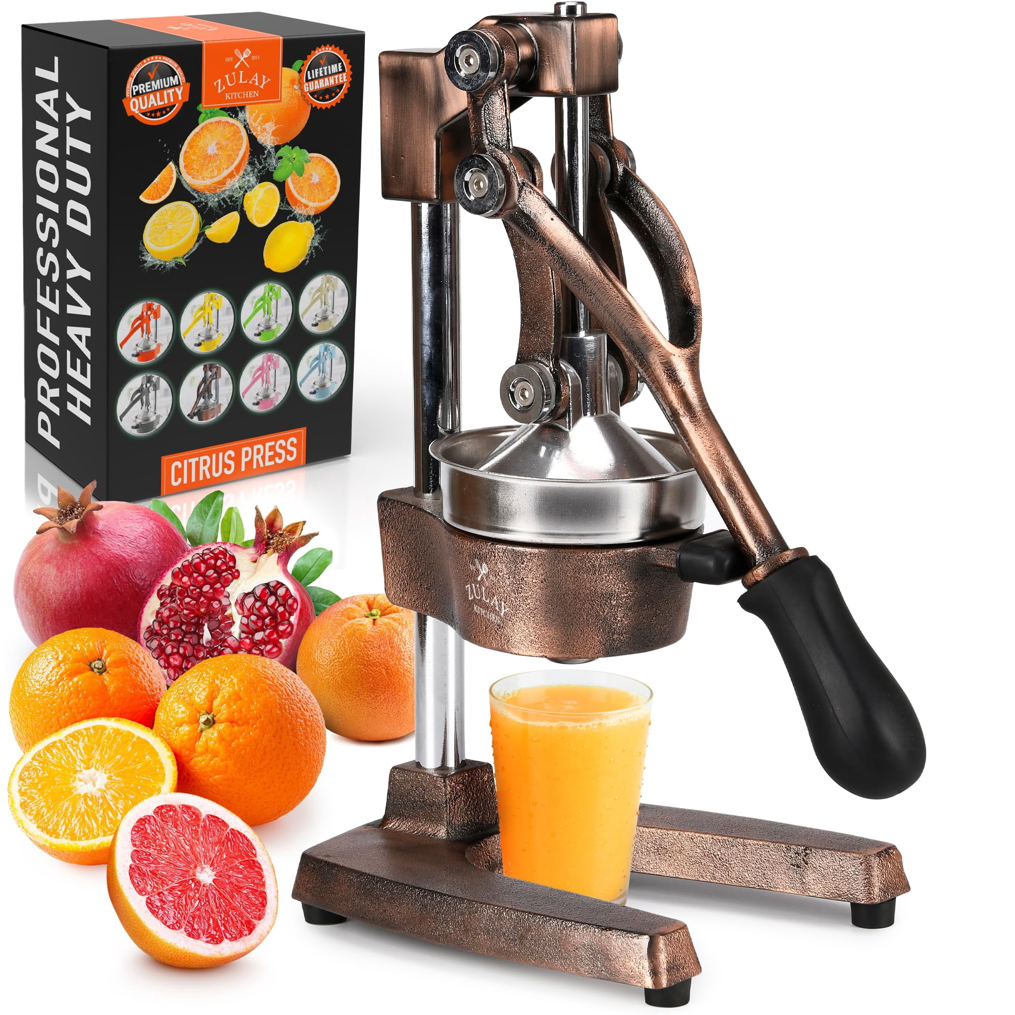 Exprimidor De Zumo De Naranja Zulay Kitchen Zulay Kitchen, Hierro Fundido